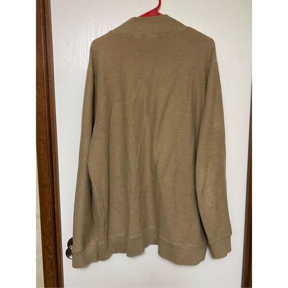 Liz Claiborne Light Brown Half Button Sweater Pullover Size XL - Picture 5 of 5